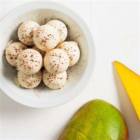 White Chocolate Passion Fruit Mango Truffles Backen