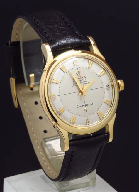 Rare Solid 18ct 18k Gold Omega Constellation Chronometer Automatic Mens