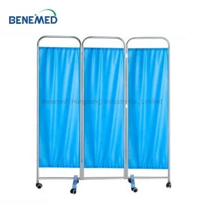 Hospital Furniture Stainless Steel Foldings Mobile Patient Ward