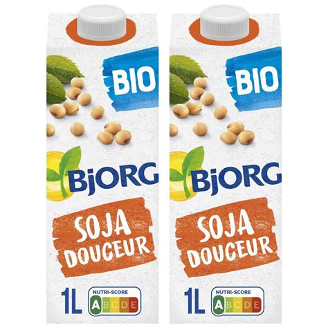 Livraison à domicile Promotion Bjorg Soja douceur bio Lot de 2x1L