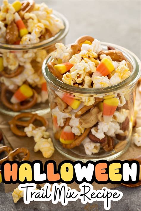 Easy Halloween Snack Mix Recipe An Easy Halloween Trail Mix