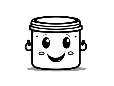 Fun Paint Can Drawing To Color Coloring Page