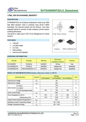 SVT044R5NT Datasheet and Replacement. Cross Reference Search