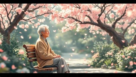 Free Cherry Blossom Peace Image Peaceful Sakura Garden Download