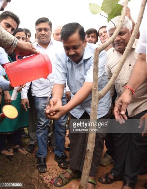 Delhi Cm Arvind Kejriwal Launches Mega Tree Plantation Drive At