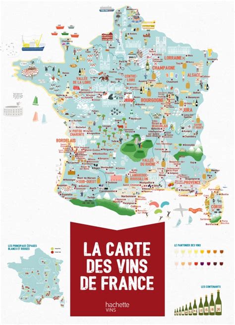 la carte des vins de france hachettefr