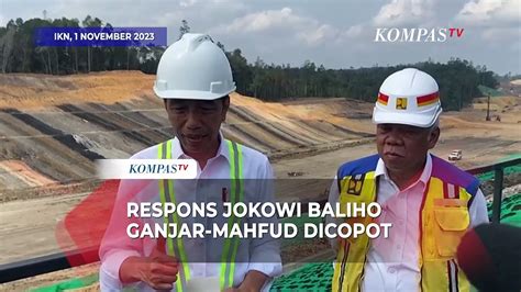 Respons Presiden Jokowi Soal Pencopotan Baliho Ganjar Mahfud Saat