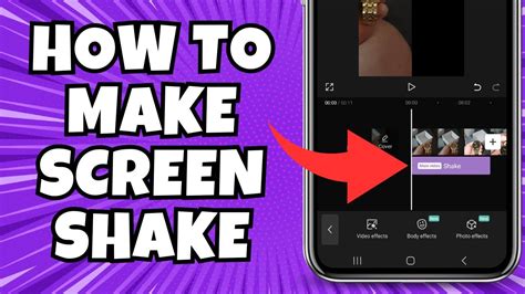 How To Make Screen Shake In Capcut Tutorial Youtube