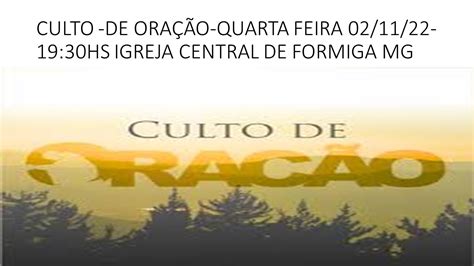 CULTO DO PODER MUITA ORAÇÃ0 MUITO PODER POUCA ORAÇÃO POUCO PODER