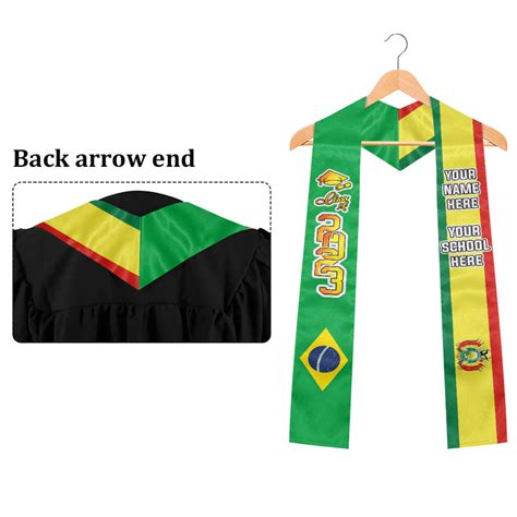 Personalized Country Flag Class Of 2023 Stoles Sash Graduation T Hm