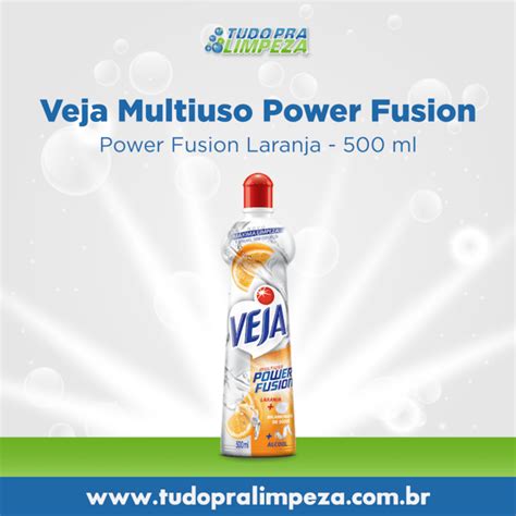 Limpador Multiuso Veja Power Fusion Laranja 500ml Squeeze