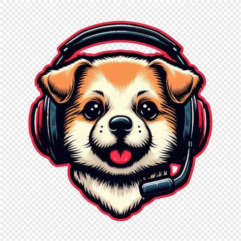 Premium Psd Playful Pup Png Sticker