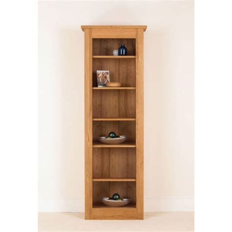 Quercus Solid Oak Bookcase 78 26 12 Con Tempo Furniture