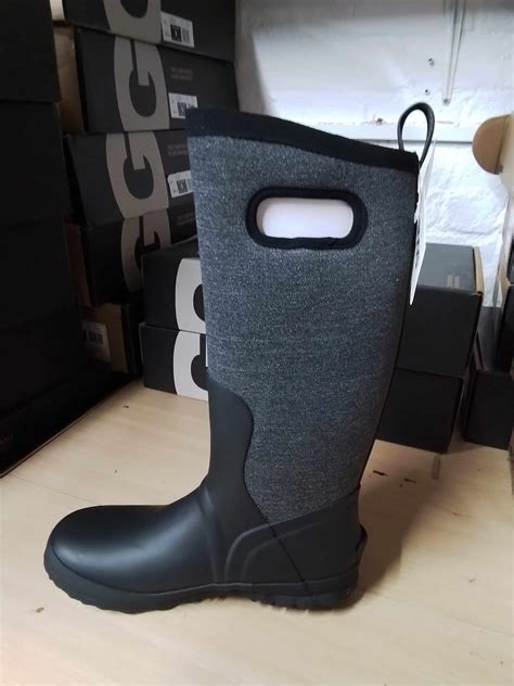 Womens Bogs Wellies Size Uk 6 1 2 Oxford Tall In Black Trade Cleaning Supplies