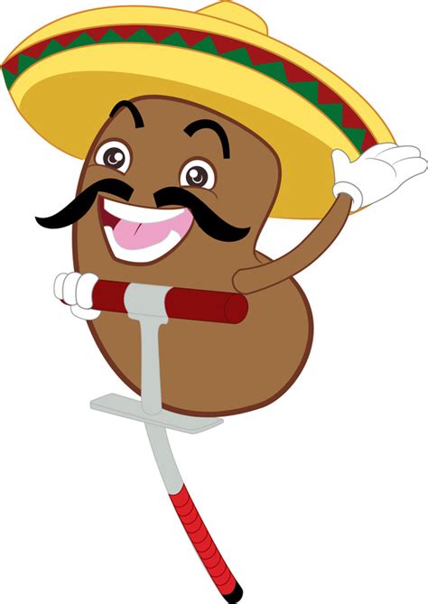 Cartoon Mexican Bean