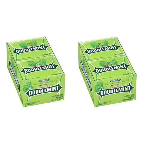 wrigley fresh bulk slim pack doublemint chewing gum  sticks