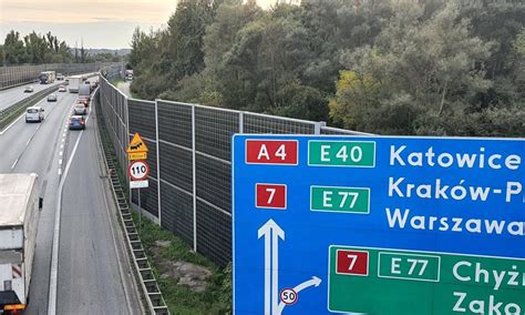 Przejazd Autostrad A Katowice Krak W B Dzie Dro Szy Zmiany Ju Od