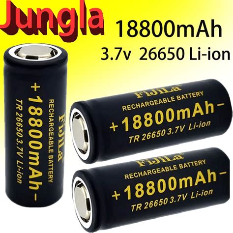 High Capacity Rechargeable Battery Mah V A For Led