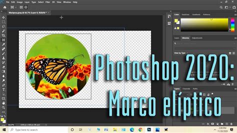 Como Cortar Una Imagen En Forma Circular En Photoshop Youtube