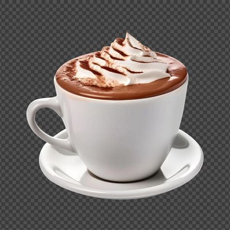 Premium PSD Cocoa Hot Isolated On Transparent Background