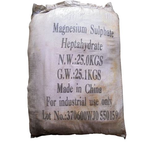Magnesium Sulfate (MgSO4) – RRC, Sak/25 Kg – Dunia Kimia Lestari