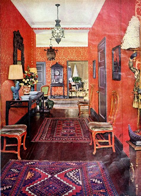 This Bright 50s Living Room Had A Full Height Window Wall Open To