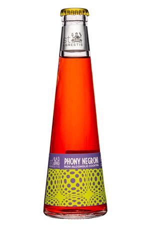 Phony Negroni Non Alcoholic Cocktail St Agrestis Bevnet