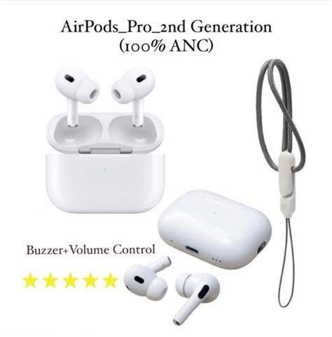 Airpods Pro Nd Generation Wireless Buzzer Edition Earbuds Pro Nd Gen