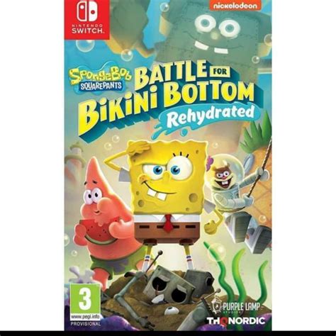 Promo Switch Spongebob Squarepants Battle For Bikini Bottom Rehydrated Diskon 17 Di Seller