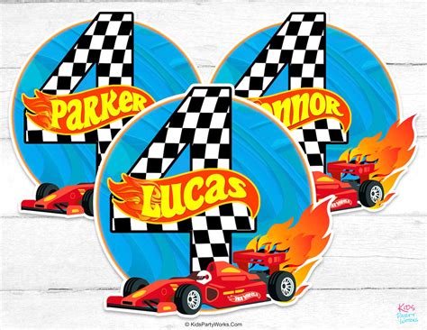 Decoraciones de Hot Wheels Feliz Cumpleaños Hot Wheels Etsy