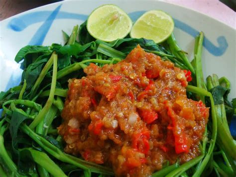 resep membuat plecing kangkung bali enak