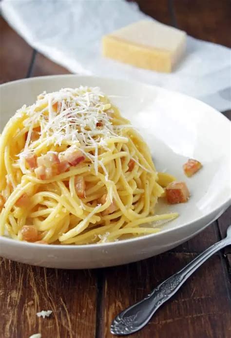 Pasta A La Carbonara Sabores De Mi Huerto