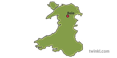bala wales map betsi cadwaladr powerpoint ks illustration twinkl