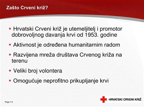 Ppt Uloga Hrvatskog Crvenog Kri A U Dobrovoljnom Davanju Krvi