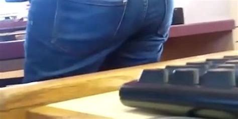 Candid Librarian Jeans Ass Tnaflix
