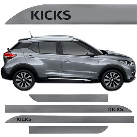 Friso Lateral Nissan Kicks Grafite Casas Bahia