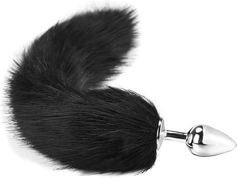 Xocity Deluxe Edelstahl Analplug Mit Fuchsschwanz Anal Dildo Butt Plug Erotik Bdsm Sexspielzeug
