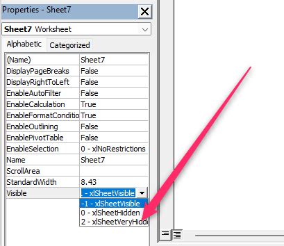 Cómo ocultar una hoja de cálculo en Excel que no se puede ocultar