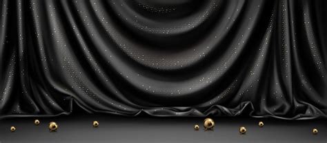 Black Gold Curtain Background Vectors & Illustrations for Free Download ...