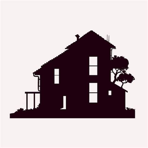 Home Silhouette Png Images Free Download On Freepik
