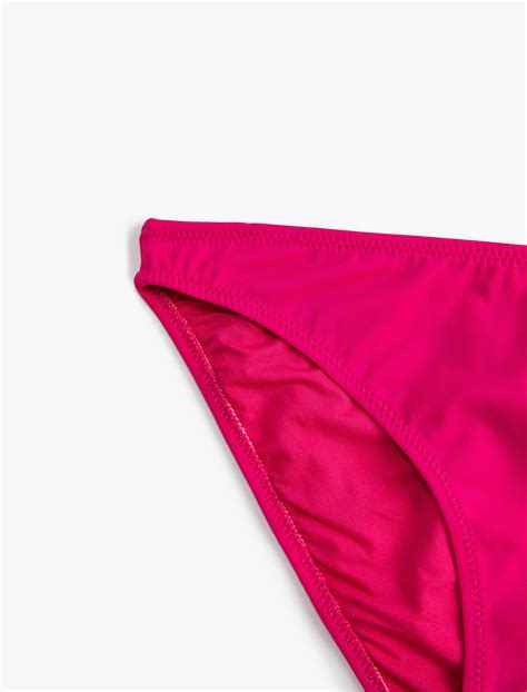 Pembe Kadın Basic Bikini Altı Normal Bel 3SAK00131BM Koton