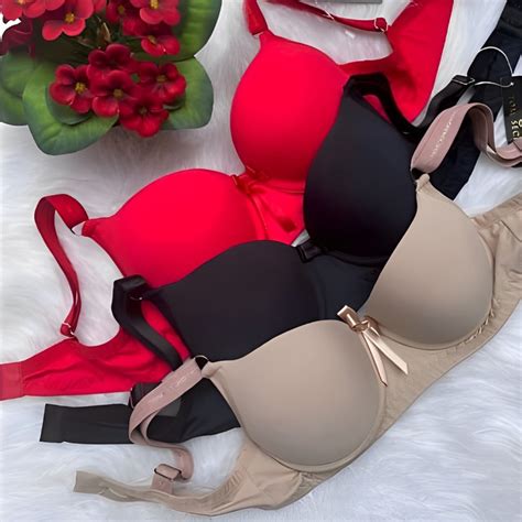 kit Sutiã Reforçado Básico Microfibra Bojo Lingerie premium Direto Da Fábrica Soutien