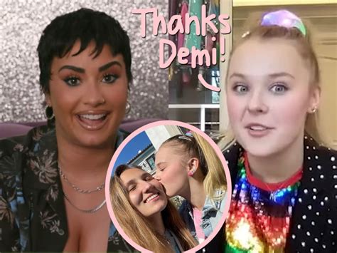 Jojo Siwa Her Girlfriend Both Credit Demi Lovato As Their Gay Awakenings Perez Hilton