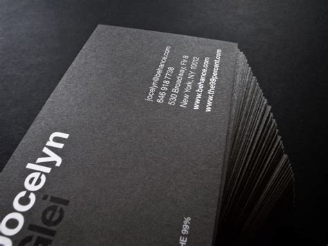 Behance Business Cards Behance