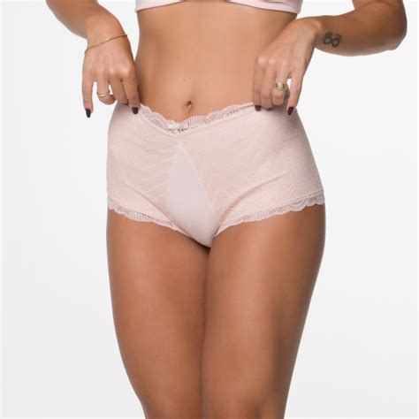 Caleçon em Renda Toda Forrada Nude em Algodão Egípcio Ahavá Store