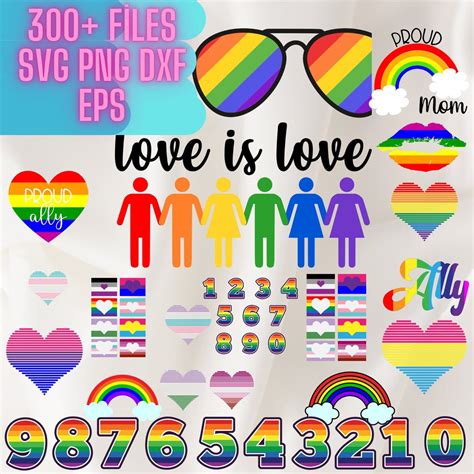Lgbtq Svg Bundle Gay Pride Svg Bundle Gay Svg Pride Svg Rainbow Svg Gay Pride Shirt Svg