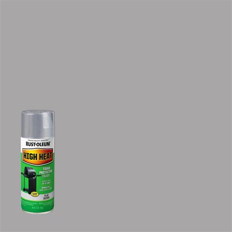 Rust Oleum Specialty 12 Oz High Heat Flat Silver Interior Exterior