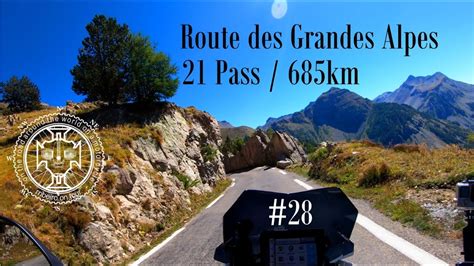 Motorradtour Route Des Grandes Alpes Col Km Youtube