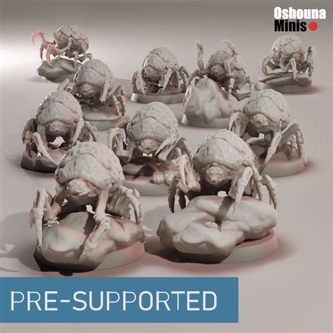 3D file Deep Hive - alien bug squad 28/32mm・3D printer design to
