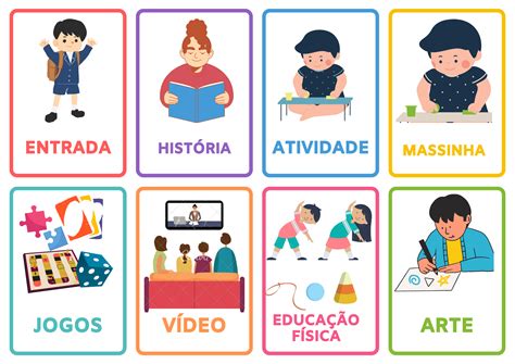 Rotina Visual Autismo Para Imprimir